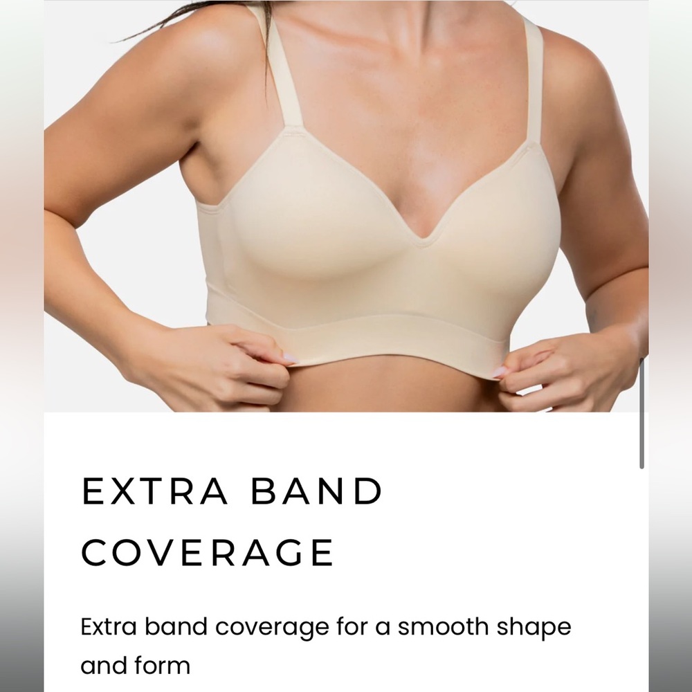 Wireless Navy Blue Everyday Bra - Smooth Support - Picture 12 of 12